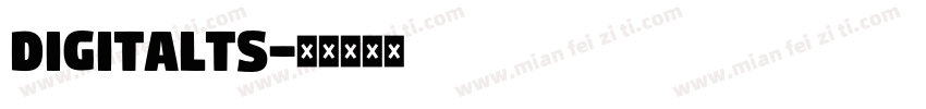 digitalts字体转换
