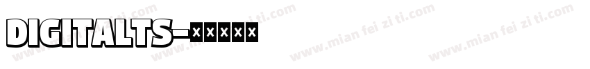 digitalts字体转换