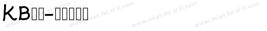 KB明朝字体转换