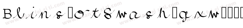 BlinspotSwash-gxw15字体转换