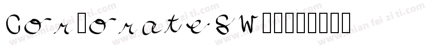 CorporateSW15字体转换