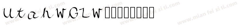 UtahWGLW15字体转换