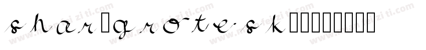 sharpgrotesk15字体转换