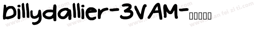 Dillydallier-3VAM字体转换