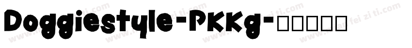 Doggiestyle-PKKg字体转换