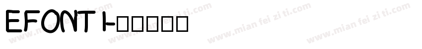 EFONT1字体转换