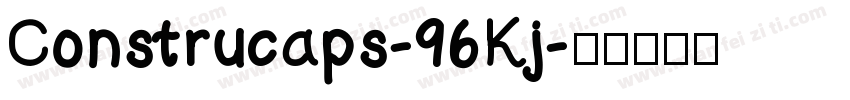 Construcaps-96Kj字体转换