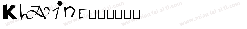 Klaine字体转换