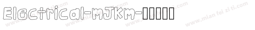 Electrical-mJKm字体转换