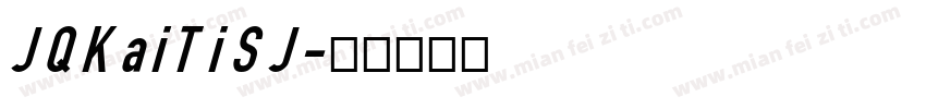 JQKaiTiSJ字体转换
