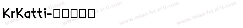 KrKatti字体转换
