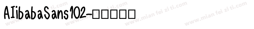 AIibabaSans102字体转换