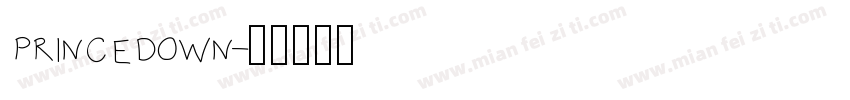 princedown字体转换