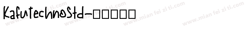 KafuTechnoStd字体转换