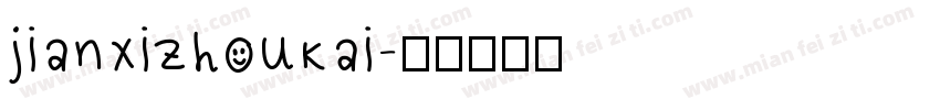 jianxizhoukai字体转换