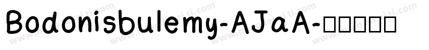 Bodonisbulemy-AJaA字体转换