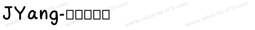 JYang字体转换