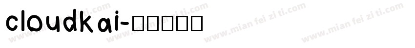 cloudkai字体转换