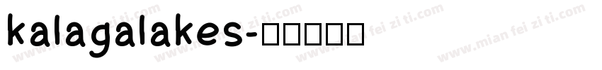 kalagalakes字体转换