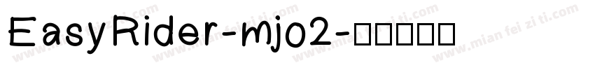 EasyRider-mjo2字体转换