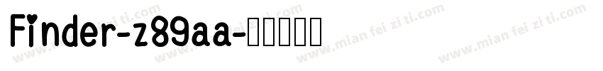Finder-z89aa字体转换