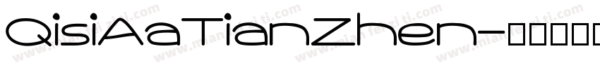 QisiAaTianZhen字体转换