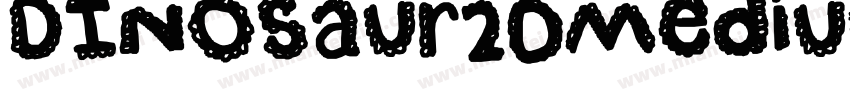 DINosaur20Medium字体转换