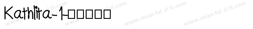 Kathlita-1字体转换