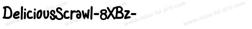 DeliciousScrawl-8XBz字体转换