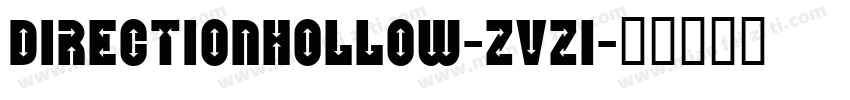 DirectionHollow-zVZ1字体转换