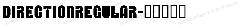DirectionRegular字体转换