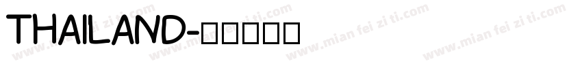 THAILAND字体转换