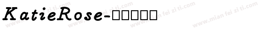 KatieRose字体转换