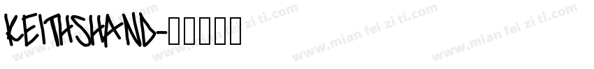 KeithsHand字体转换