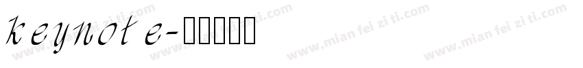 keynote字体转换