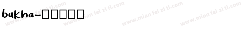bukha字体转换