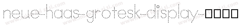 neue-haas-grotesk-display字体转换