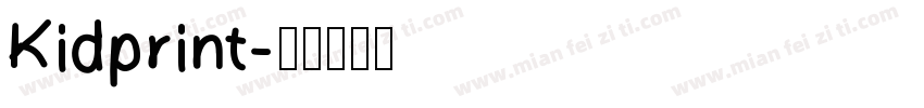 Kidprint字体转换