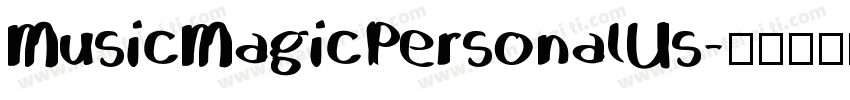 MusicMagicPersonalUs字体转换