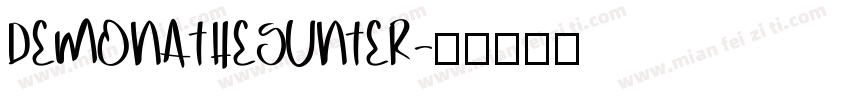 DEMONATHEGUNTER字体转换