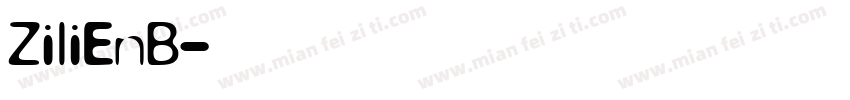 ZiliEnB字体转换