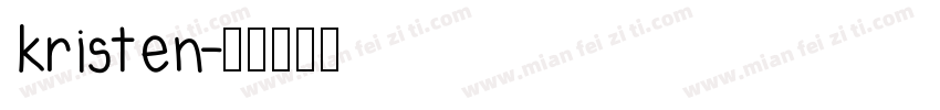 kristen字体转换