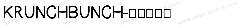 KRUNCHBUNCH字体转换