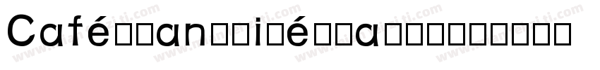 CafeFrancoise-EapP9字体转换
