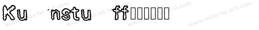 Kunstuff字体转换