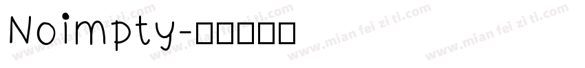 Noimpty字体转换