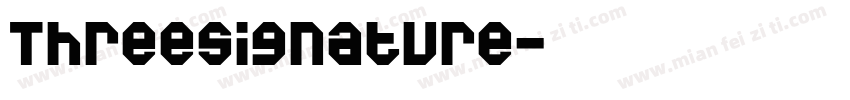 ThreeSignature字体转换