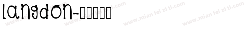 LANGDON字体转换