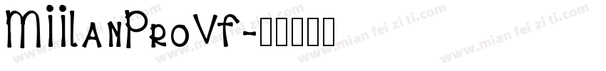 MIILanProVF字体转换