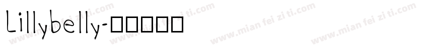 Lillybelly字体转换